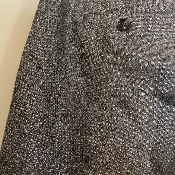 Banana Republic Avery Silver Slacks 0P – Vintage Mid‑Rise Ankle Length - Picture 11 of 12